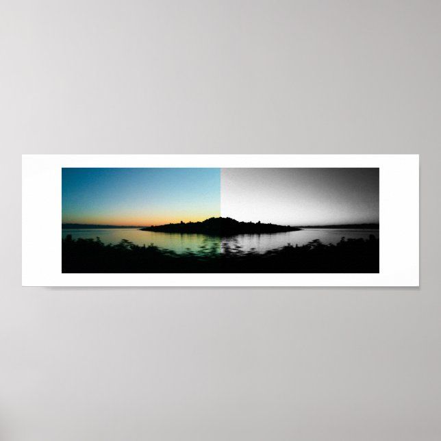 Watercolors Reflection Photography Poster (Framsidan)