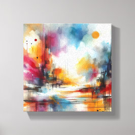 watercolour canvastryck