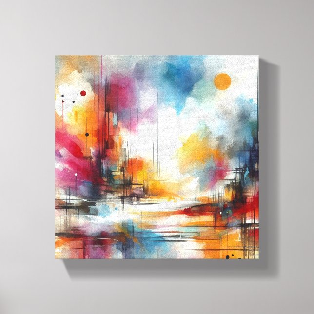 watercolour canvastryck (Framsida)