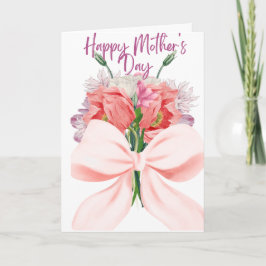 Watercolour Floral Happy Mother's Day Kort