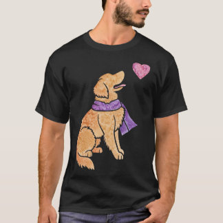 Watercolour Golden Retriever T Shirt