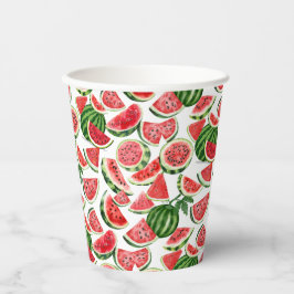 Watercolour Watermelon Paper Cups – Summer Party