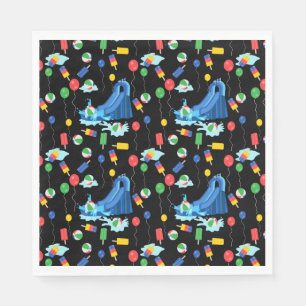 Waterdiag Kids Summer Boy Girl Roligt Pappersservett