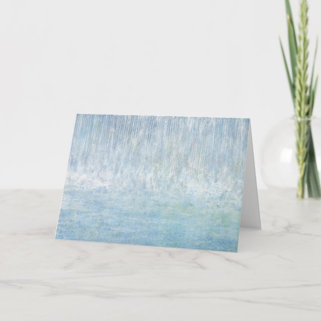 Waterfall Bounderhälsningskort av Iris Grace Paint Tack Kort (Framsida)