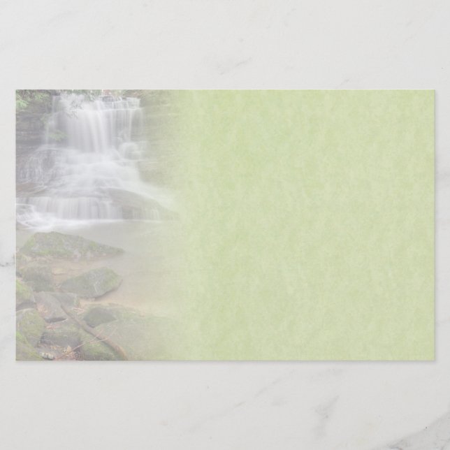 Waterfall Bröllop Stationery Brevpapper (Framsida)