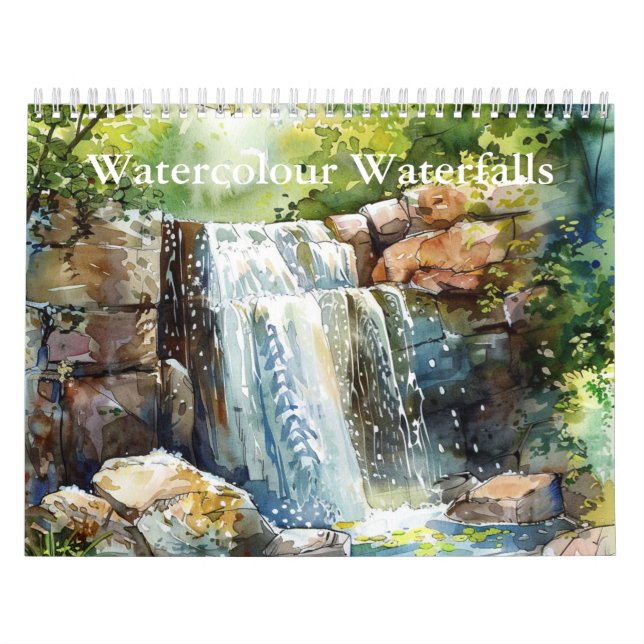Waterfall Calendar  Kalender (Omslag)
