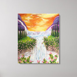 Waterfall Canvastryck