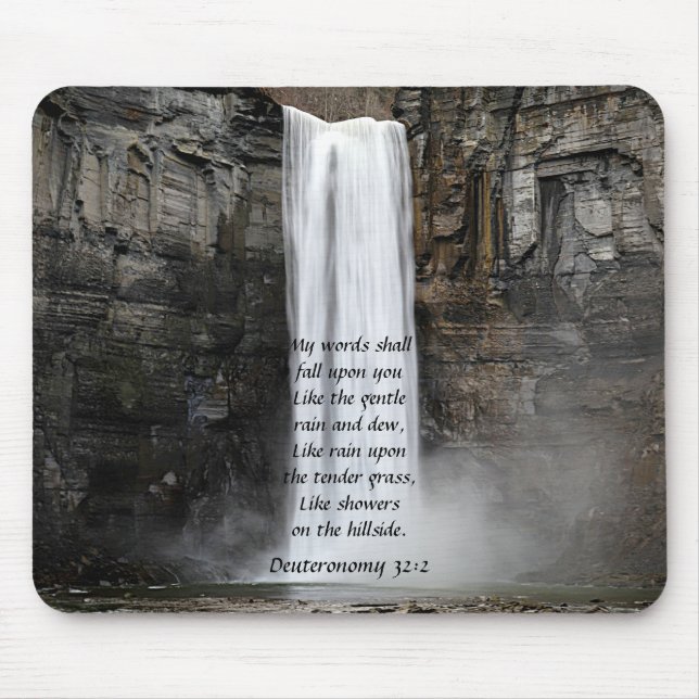 Waterfall Christian Mouse Pad Musmatta (Framsidan)