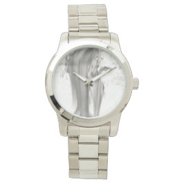 Waterfall Classic Watch Coola Silver Pappa för hon Armbandsur