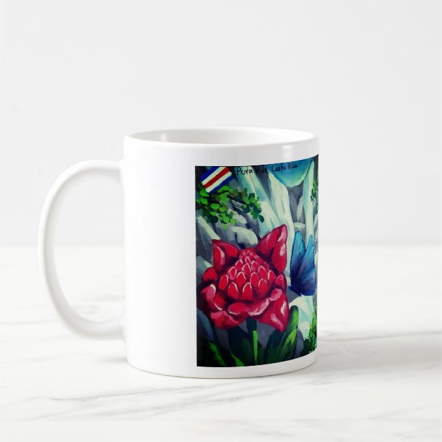 waterfall coffee mug  kaffemugg (Vänster)