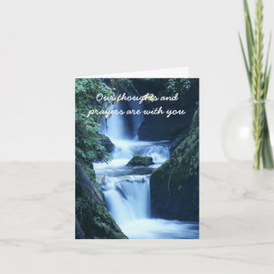 Waterfall - få ett bra hälsningskort kort