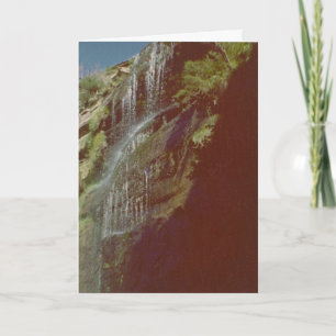 Waterfall-fotokort Kort