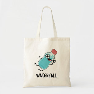 Waterfall Funny Vatten Pun Tygkasse