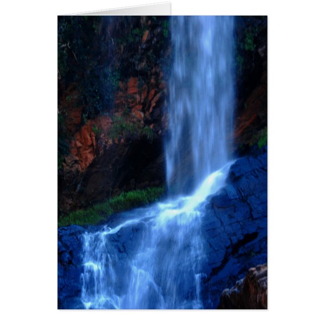 Waterfall Haven Hälsningskort (Framsidan)