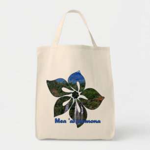 "Waterfall Hibiscus" Livsmedel Tote Tygkasse