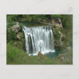 Waterfall - Jajce Vykort
