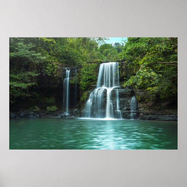 Waterfall Klong Chao | Koh Kood-ön Poster (Framsidan)