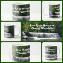 Waterfall NC Blue Ridge Mountain Anpassade