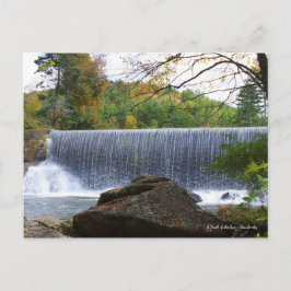 Waterfall på Banner Elk, North Carolina Postcard Vykort