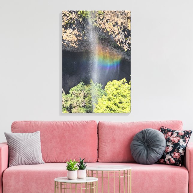 Waterfall Rainbow Canvastryck (Insitu (Vardagsrum))