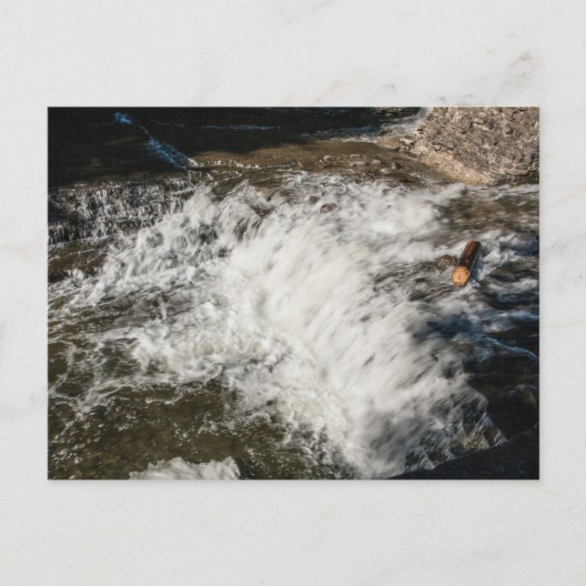 Waterfall, Robert H Treman State Park, New York Vykort (Framsida)