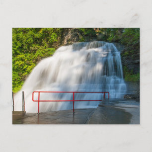 Waterfall, Robert H Treman State Park, New York Vykort