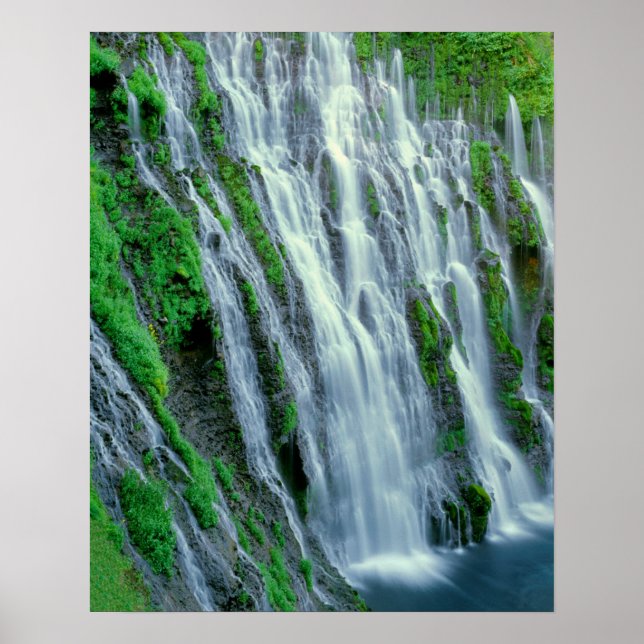 Waterfall scenic, Kalifornien Poster (Framsidan)