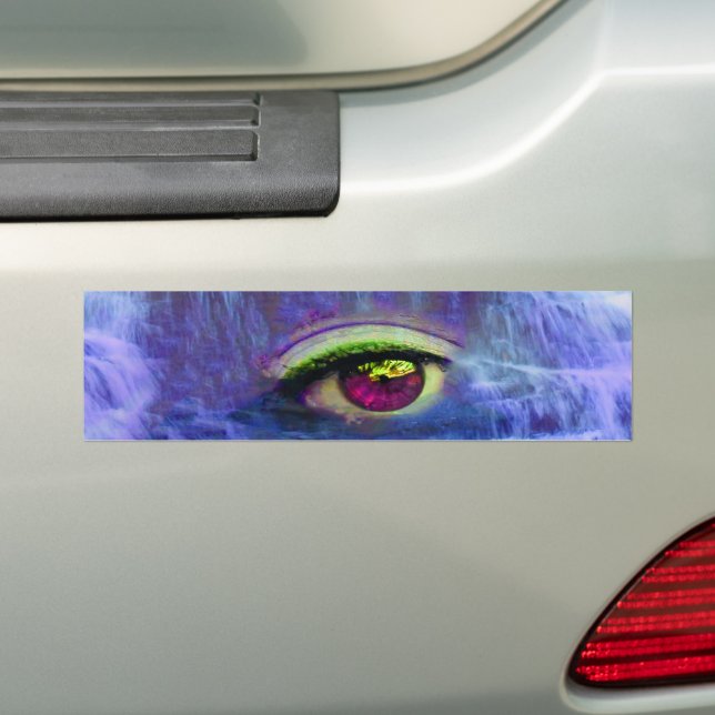 Waterfall Tårar Bumper Sticker Bildekal (På Bil)