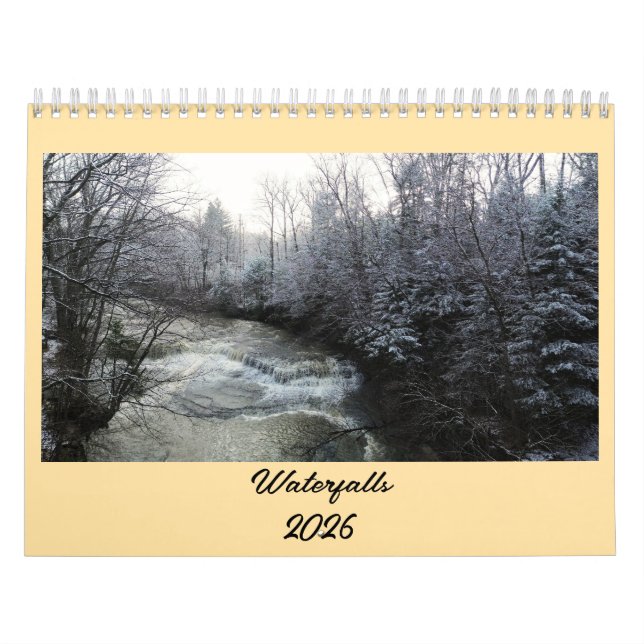Waterfalls 2026 kalender (Omslag)