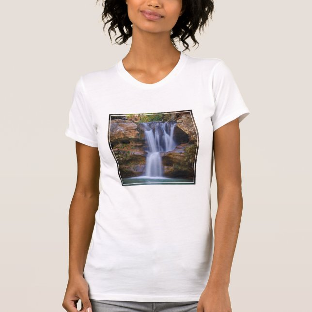 Waterfalls | Cedar Falls, Ohio T Shirt (Framsida)