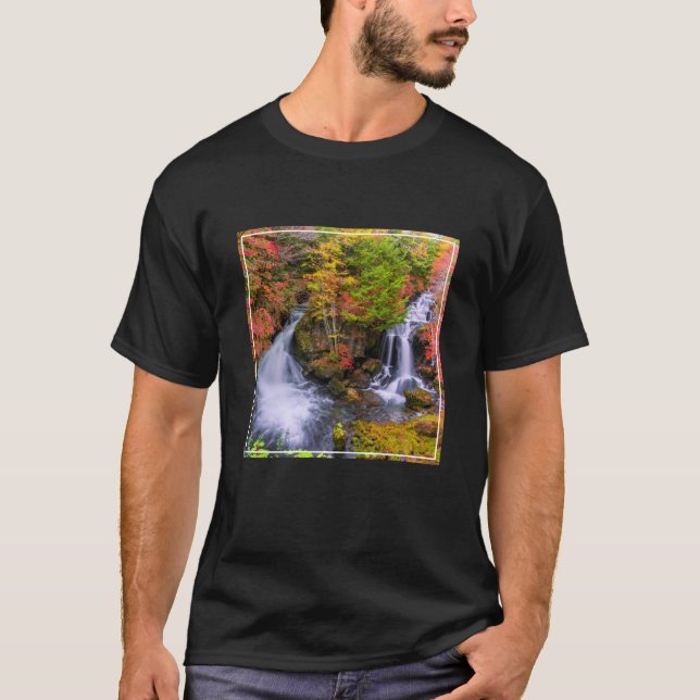Waterfalls | Faucet Waterfalls Nikko Japan Fall T Shirt (Framsida)