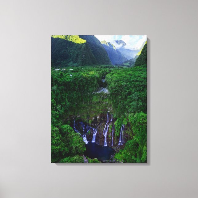 Waterfalls | Grand Galet Falls Canvastryck (Framsida)