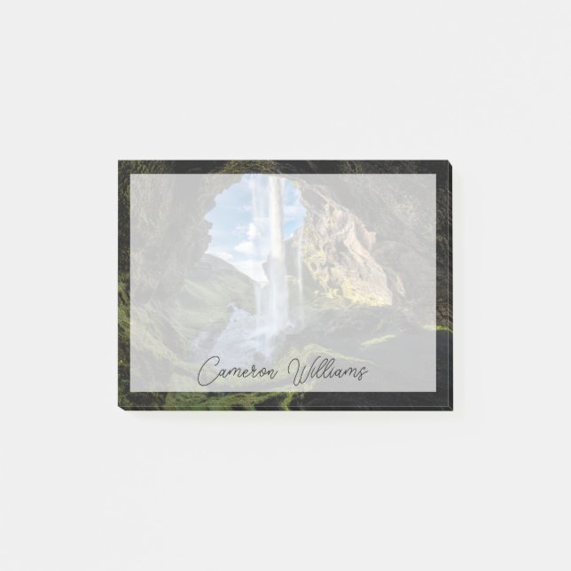 Waterfalls | Icelandic Waterfall Post-it Block (Framsida)
