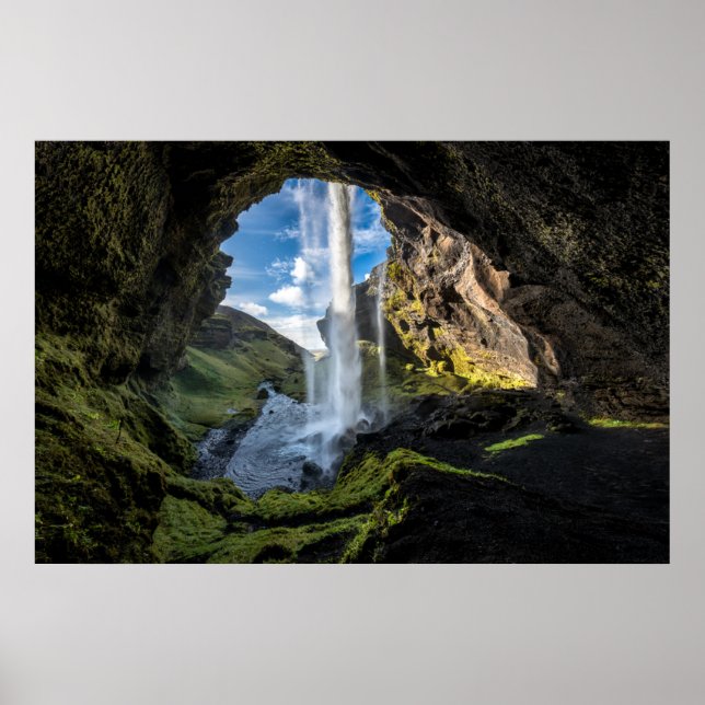 Waterfalls | Icelandic Waterfall Poster (Framsidan)
