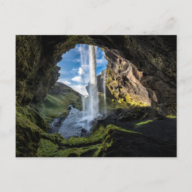 Waterfalls | Icelandic Waterfall Vykort (Framsida)