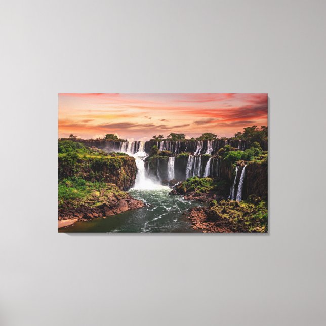 Waterfalls | Iguacu National Park Canvastryck (Framsida)