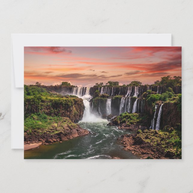 Waterfalls | Iguacu National Park Tack Kort (Framsida)