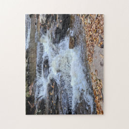 Waterfalls in the Fall Puzzle Pussel