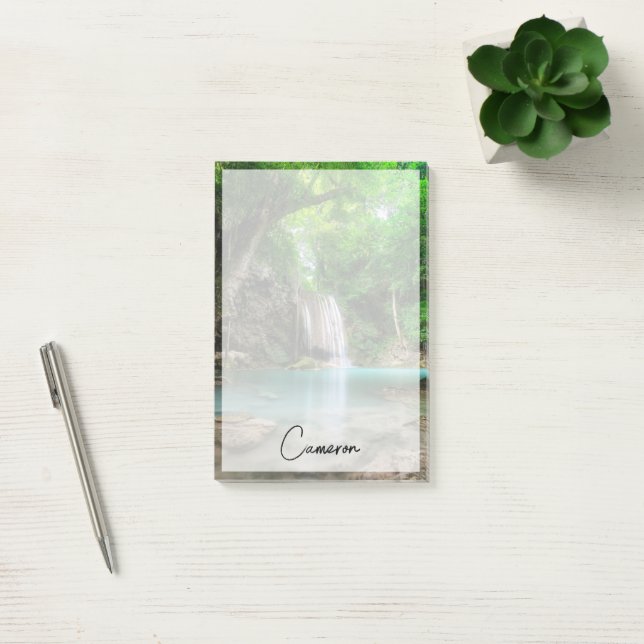 Waterfalls | Kanchanaburi, Thailand Post-it Block (Kontor)
