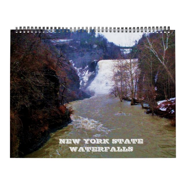 WATERFALLS OF NEW YORK STATE  calendar Kalender (Omslag)