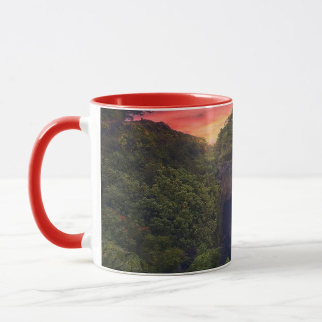 Waterfalls | Rainbow Falls, Hilo, Hawaii Mugg (Vänster)