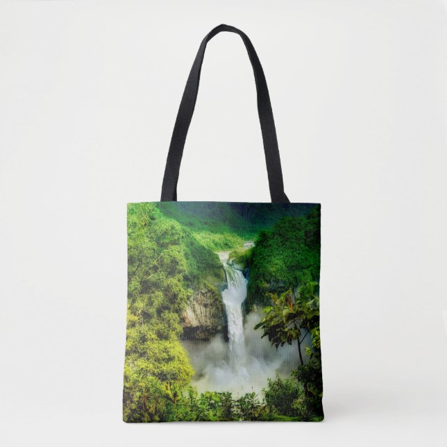 Waterfalls | San Rafael Falls, Ecuador Tygkasse (Framsida)
