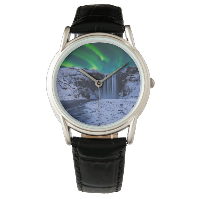 Waterfalls | Skógafoss Waterfall Armbandsur (Framsida)