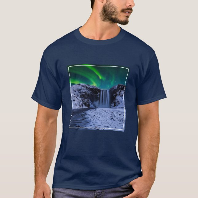 Waterfalls | Skógafoss Waterfall T Shirt (Framsida)