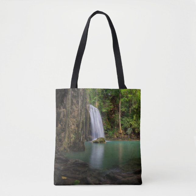 Waterfalls | Spring Rainforest Waterfall Thailand Tygkasse (Framsida)
