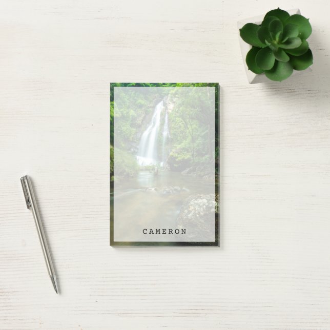 Waterfalls | Tamnung Waterfall, Phuket Thailand Post-it Block (Kontor)