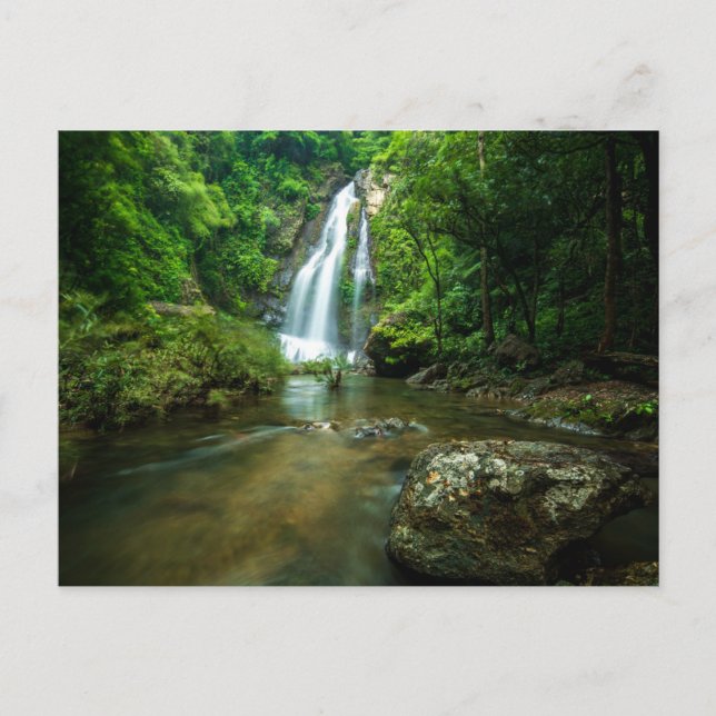 Waterfalls | Tamnung Waterfall, Phuket Thailand Vykort (Framsida)