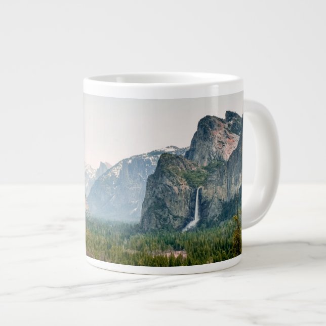 Waterfalls | Yosemite Valley National Park Jumbo Mugg (Framsida höger)