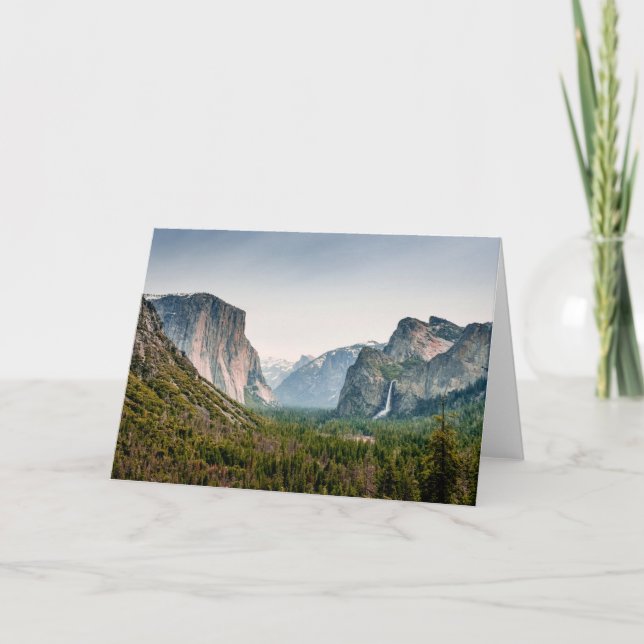 Waterfalls | Yosemite Valley National Park Kort (Framsida)