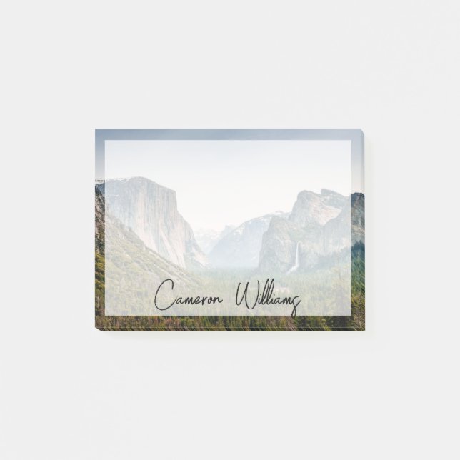 Waterfalls | Yosemite Valley National Park Post-it Block (Framsida)